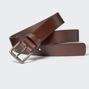 Uniqlo brown, genuine leather belt